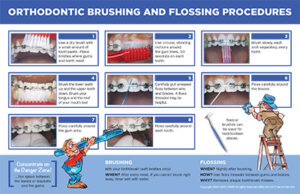 (Item # 700-204) Brushing & Flossing - Mirror Clings - Packs of 50